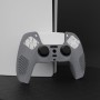 eXtremeRate PlayVital Funda de Silicona para ps5 Mando - Carcasa Protectora con 6 Tapas de Joysticks, Impermeable, Resistente y