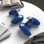 eXtremeRate PlayVital Funda de Silicona para ps5 Mando - Carcasa Protectora con 6 Tapas de Joysticks, Impermeable, Resistente y