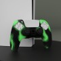 eXtremeRate PlayVital Funda de Silicona para ps5 Mando - Carcasa Protectora con 6 Tapas de Joysticks, Impermeable, Resistente y