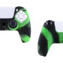 eXtremeRate PlayVital Funda de Silicona para ps5 Mando - Carcasa Protectora con 6 Tapas de Joysticks, Impermeable, Resistente y