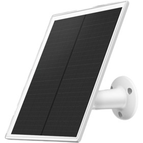 Panel solar para la cámara de anillo, 1 paquete de 6W Cámara 5 V Panel solar, panel solar con adaptador Micro USB, carga solar