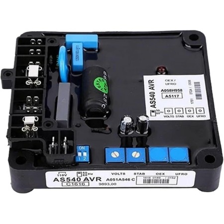 BGFIVKAD 1 Pieza AS540 AVR Regulador de Voltaje automático AS 540 Piezas de generador sin escobillas Estabilizador de Potencia