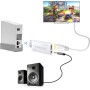 AUTOUTLET Adaptador Wii a HDMI, Convertidor Wii Hdmi 1080P / 720P Full HD, con Salida de Audio y Video de 3,5mm y Cable HDMI de