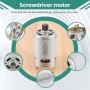 Solimery Motor DC de 10,8 V y 15 Dientes (KV3SFN-8520SF-WR) para Motor de Destornillador de Taladro EléCtrico GSR1080-2-LI