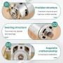 Solimery Motor DC de 10,8 V y 15 Dientes (KV3SFN-8520SF-WR) para Motor de Destornillador de Taladro EléCtrico GSR1080-2-LI