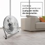 Becken Floor Fan - 3 Speeds - 3 Blades - Power: 150W - Stable Base - Adjustable Tilt - Powerful - Finish: Chrome Metal