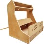TALENTEC 24" Arcade Furniture Kit in MDF + Acrylic Perspex + Components. 28 mm Buttons and Joystick of Spanish Type