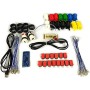 TALENTEC 24" Arcade Furniture Kit in MDF + Acrylic Perspex + Components. 28 mm Buttons and Joystick of Spanish Type