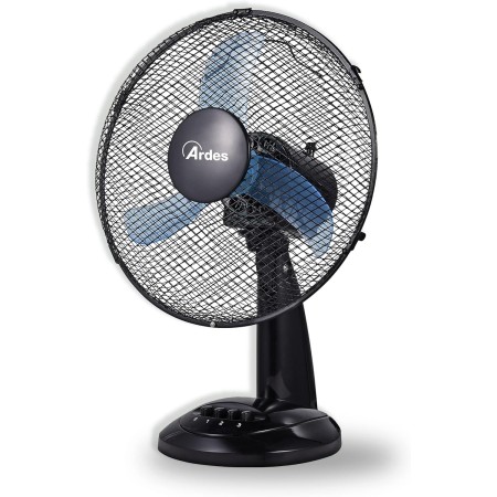 ARDES AR5AM40 Penny 3 Table Fan, Oscillating Blades with Adjustable Tilt, Quiet Speed, 40 cm
