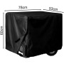 Funda protectora para generador de ajuste con cierre seguro para vientos fuertes (78 x 60 x 53 cm)