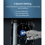 Jiawu 10 Tower Fan for Bedroom, Bladeless Desk Fan with 3 Speed, Desk Air Cooler Fan, Quiet Cooling Fan