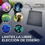 Silent Monsters Alfombrilla de ratón Ordenador 360 x 250 mm Mouse Pad Tela Gris, Antideslizante y silenciosa, para Gaming,