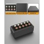 Cubilux AS-R1 - Caja Divisora de Audio RCA de 4 Vías, Estéreo de 4 Canales, Pasivo, Fabricado Con Aleación de Aluminio (1 en 4