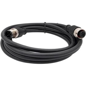 LIUCH Cable Conector de Sensor M12, Doble Cabezal, línea Impermeable, Macho y Hembra, Cable de 2m, Conectores de Sensor