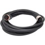 LIUCH Cable Conector de Sensor M12, Doble Cabezal, línea Impermeable, Macho y Hembra, Cable de 2m, Conectores de Sensor