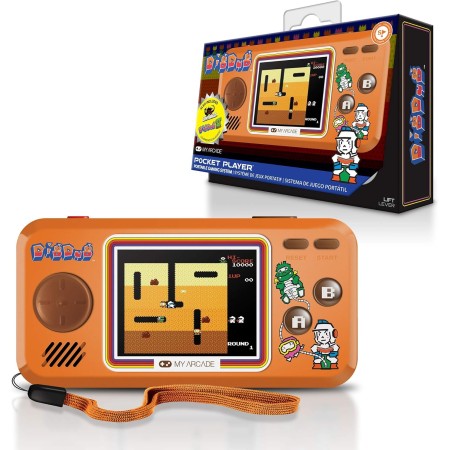 My Arcade DGUNL-3243 Dig Dug Pocket Player Portable Handheld Game System