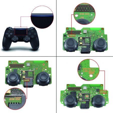 eXtremeRate Dawn Programable Remap Kit Botón de Reasignación para ps4 con Board de Actuelización&Carcasa Trasera Diseñada&4