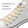 VSUDO Cordones Planos para Zapatillas, Cordones Planos para Sneakers - Económicos, 8mm de Ancho, 29 Colores 14 Longitudes a