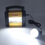 Generador de Estación de Energía Portátil con Luces LED, Batería de 5000 MAh y Panel R - Generador de Emergencia Al Aire Libre