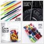 VSUDO Cordones Planos para Zapatillas, Cordones Planos para Sneakers - Económicos, 8mm de Ancho, 29 Colores 14 Longitudes a