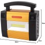 Generador de Estación de Energía Portátil con Luces LED, Batería de 5000 MAh y Panel R - Generador de Emergencia Al Aire Libre