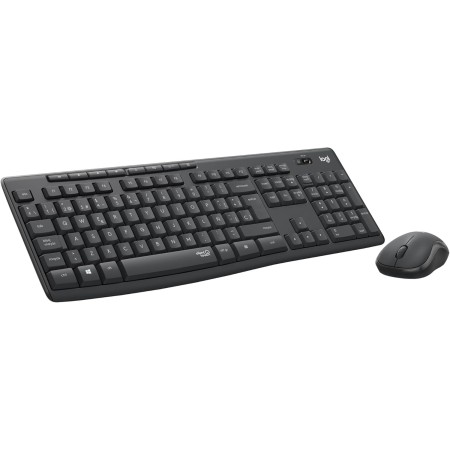 Logitech MK295 Silent Combinación de Teclado y Ratón Inalámbricos con SilentTouch, Seguimiento Óptico, Tecnología Inalámbrica