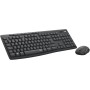 Logitech MK295 Silent Combinación de Teclado y Ratón Inalámbricos con SilentTouch, Seguimiento Óptico, Tecnología Inalámbrica