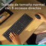 Logitech MK295 Silent Combinación de Teclado y Ratón Inalámbricos con SilentTouch, Seguimiento Óptico, Tecnología Inalámbrica