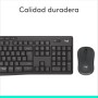 Logitech MK295 Silent Combinación de Teclado y Ratón Inalámbricos con SilentTouch, Seguimiento Óptico, Tecnología Inalámbrica