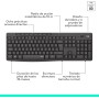 Logitech MK295 Silent Combinación de Teclado y Ratón Inalámbricos con SilentTouch, Seguimiento Óptico, Tecnología Inalámbrica