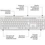 Logitech MK295 Silent Combinación de Teclado y Ratón Inalámbricos con SilentTouch, Seguimiento Óptico, Tecnología Inalámbrica