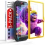 JSAUX 3-Pack Protector Pantalla para Nintendo Switch 2 2025, Ultra HD, Dureza 9H, Resistente a Arañazos, Cobertura Completa de