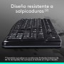 Logitech MK120 Combo Teclado y Ratón Óptico con Cable para Windows, Teclado de Tamaño Completo, USB Plug-and-Play, Compatible