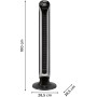Rowenta Eole Compact 30 W Mini Portable Fan, Airflow 3D with 3 Air Speeds and Quiet System 45dB, Powerful, Modern, Bladeless,