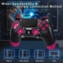 Mando Inalámbrico para PS4, Controlador para PS4/Slim/Pro/PC, con clavija de audio, Vibración y Seis Ejes, Panel Táctil,