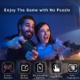Mando Inalámbrico para PS4, Controlador para PS4/Slim/Pro/PC, con clavija de audio, Vibración y Seis Ejes, Panel Táctil,
