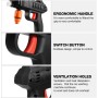 Hidrolimpiadora Bateria, 21V MAX 35Bar Press & Clean Pistola Lavado con 2X 3000mAh Baterías, Limpiador de Alta Presión Portátil