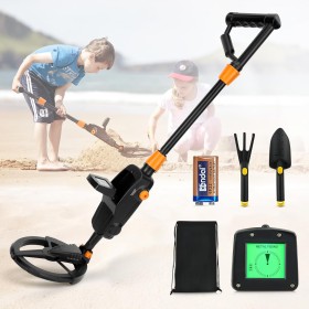 Sunowl Detector de Metales para Nios con Pantalla LCD e Indicacin de Sonido, Alta Sensibilidad con Bobina de Bsqueda para