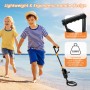 Sunowl Detector de Metales para Nios con Pantalla LCD e Indicacin de Sonido, Alta Sensibilidad con Bobina de Bsqueda para