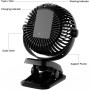 QHUI Mini Desk Fan, 3 Speed USB Personal Cooling Fan with 360°Rotation, USB Cable and Battery for Home, Office, Gym, Fishing,