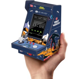 My Arcade Space Invaders Nano Player - Arcade Classics - Mini máquina arcade portátil de mano de 4.5 pulgadas, pantalla a color