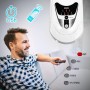 Duronic FN55 BK Oscillating Wall Fan 60 W with Remote Control Timer and 3 Speeds | Powerful with 5 Blades and 40 cm Propeller |