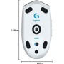Logitech G305 LIGHTSPEED Ratón Gaming Inalámbrico, Captor HERO 12K, 12,000 DPI, Ultra-ligero, Batería de 250h, 6 Botones
