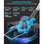 Desbrozadora Bateria 21V, KUZUPRO Cortabordes Bateria Brushless con 2 Baterías 2.0Ah, 2 Cuchillas, Mango Ajustable, 2 Bobina de