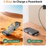 Cargador Solar para Moviles 26800mAh, Solar Power Bank PD15W 3.0A Carga Rápida Batería Externa Portátil con 2 USB-A Salida y 1