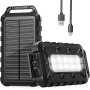 Cargador Solar para Moviles 26800mAh, Solar Power Bank PD15W 3.0A Carga Rápida Batería Externa Portátil con 2 USB-A Salida y 1