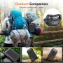 Cargador Solar para Moviles 26800mAh, Solar Power Bank PD15W 3.0A Carga Rápida Batería Externa Portátil con 2 USB-A Salida y 1