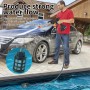 Hidrolimpiadora de Alta Presion, MAX 35 Bar Hidrolimpiadora Batería, Pistola de Agua a Presión con 2X Batería 6,0 Ah, para