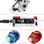 Hikig 2 Players Arcade Games Retro DIY Parts Kit, 20 LED Buttons + 2 x 8 Joystick Modes + 2 x USB Encoder for Mame Jamma