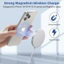 Cargador Inalámbrico Magnético para iPhone, 15W Carga Inalámbrico Rápido Compatible con iPhone 14/15/13/12/11 Pro XS MAX XR X